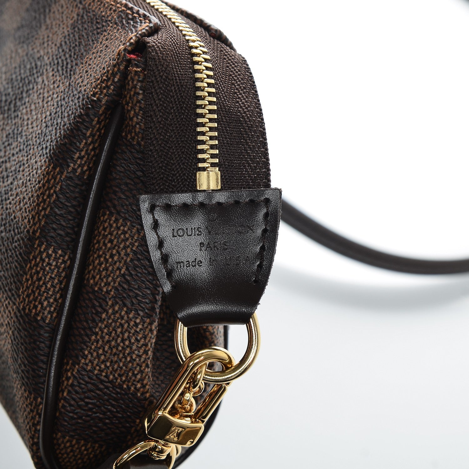 Louis Vuitton Damier Ebene Eva Clutch 6 of 7