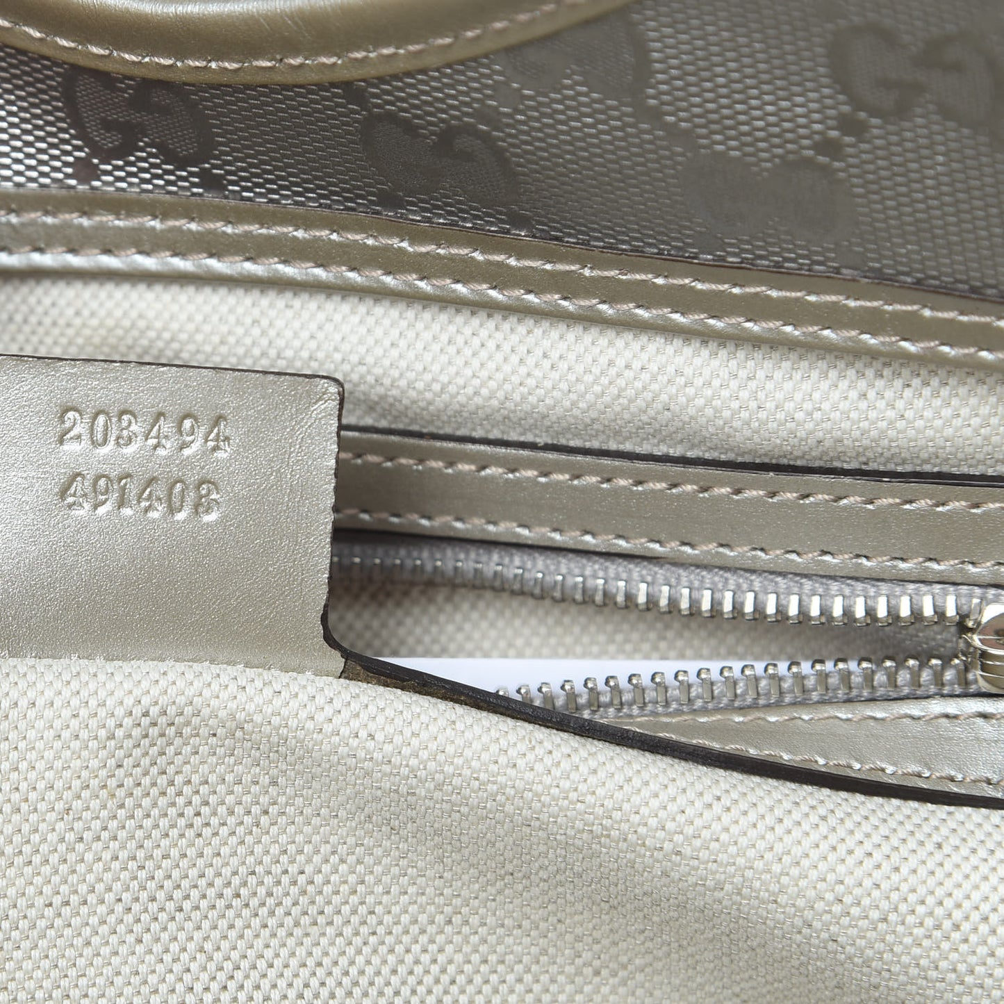 Imprime Monogram Medium Joy Shoulder Bag Silver