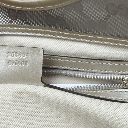 Gucci Imprime Monogram Medium Joy Shoulder Bag Silver 7 of 12