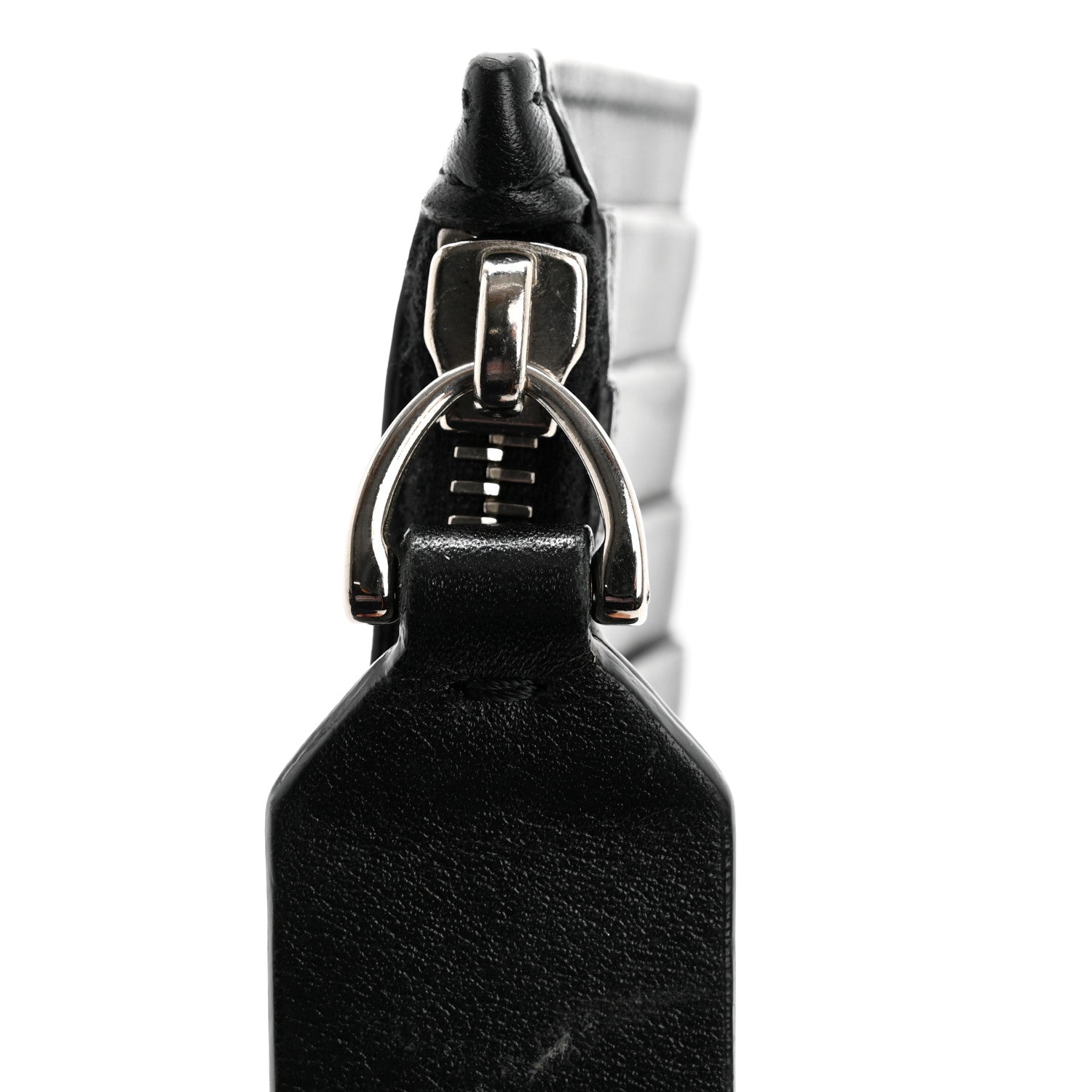 Valentino Garavani Calfskin Skull Logo Coin Case Card Holder Black 11 of 11