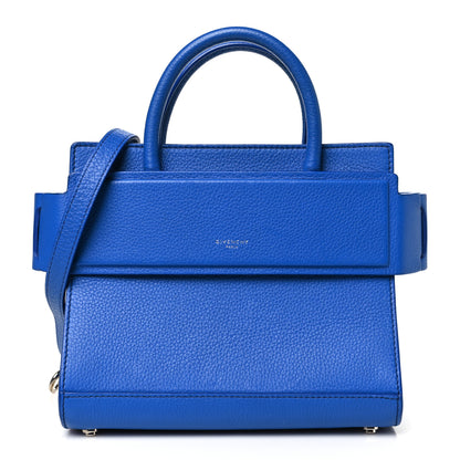 Givenchy Grained Calfskin Mini Horizon Satchel Blue 1 of 11