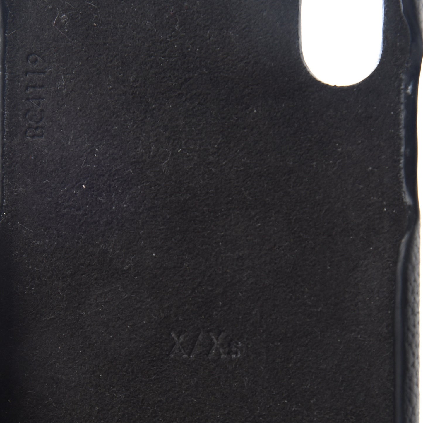 Monogram iPhone X XS Bumper Black