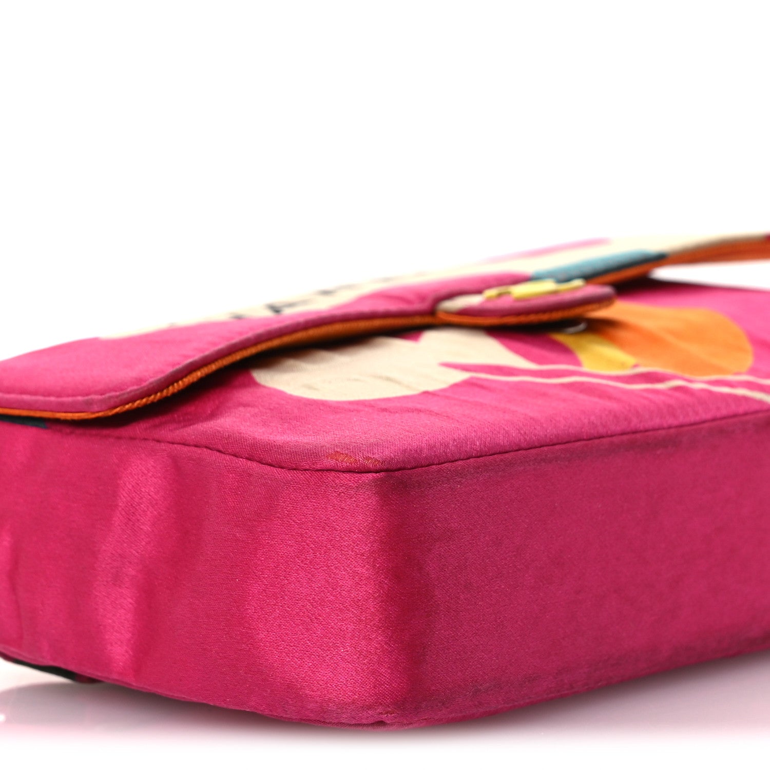 Chanel Satin Mini Convertible Flap Pink Multicolor 9 of 14