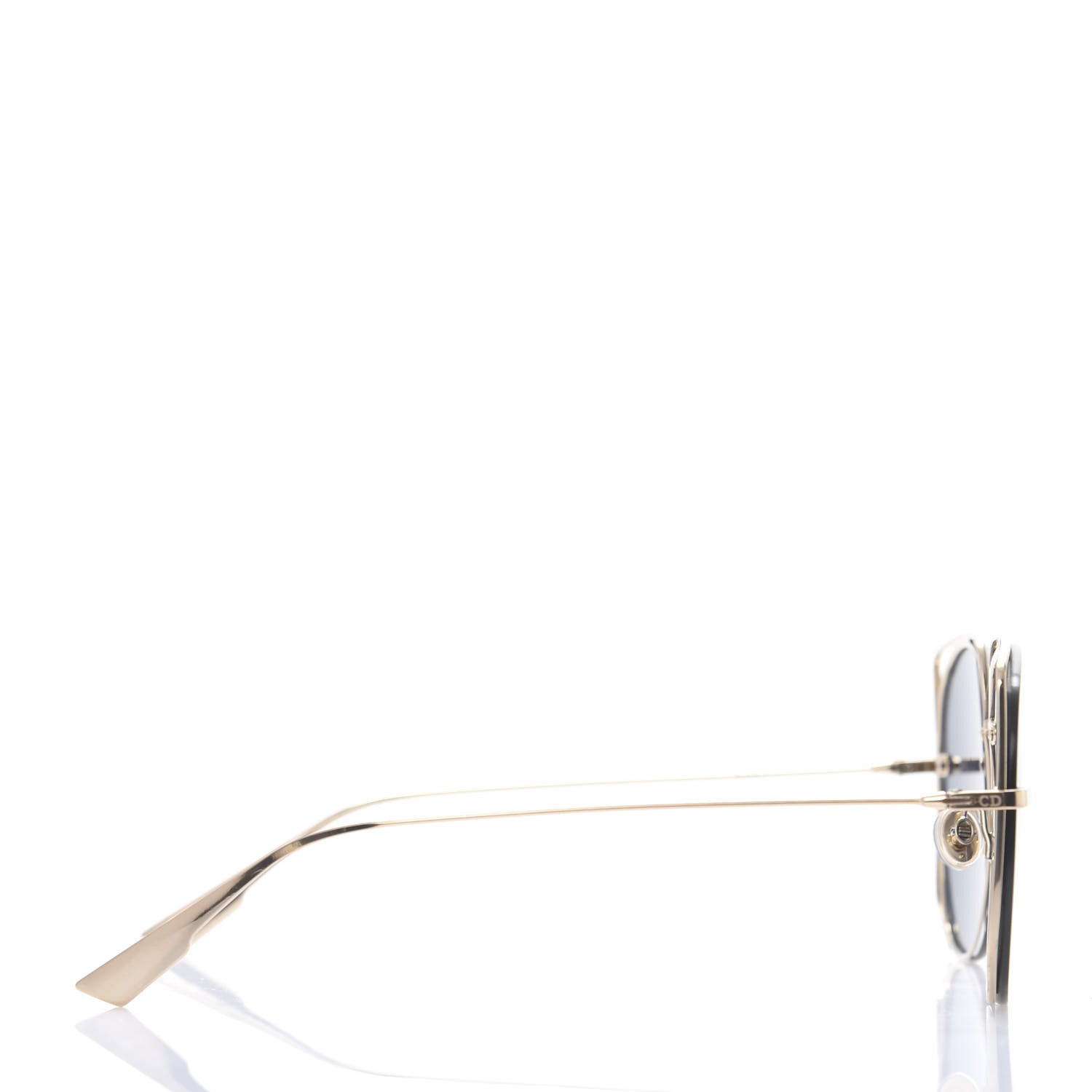 Christian Dior Metal Stellaire 6 Sunglasses Gold Blue 3 of 8