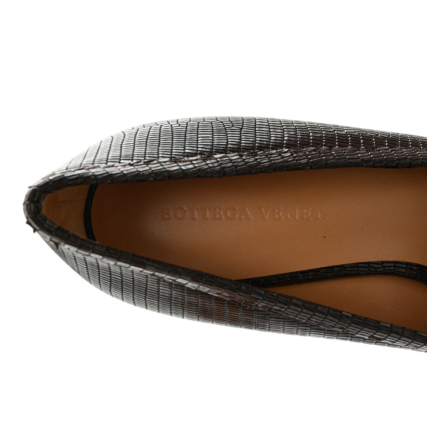 Bottega Veneta Embossed Madame Pumps 40 Brown 7 of 10