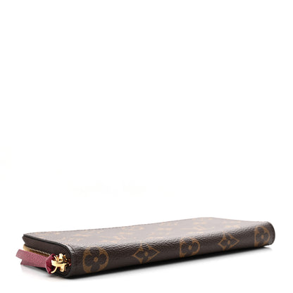 Louis Vuitton Monogram Clemence Wallet Fuchsia 4 of 6