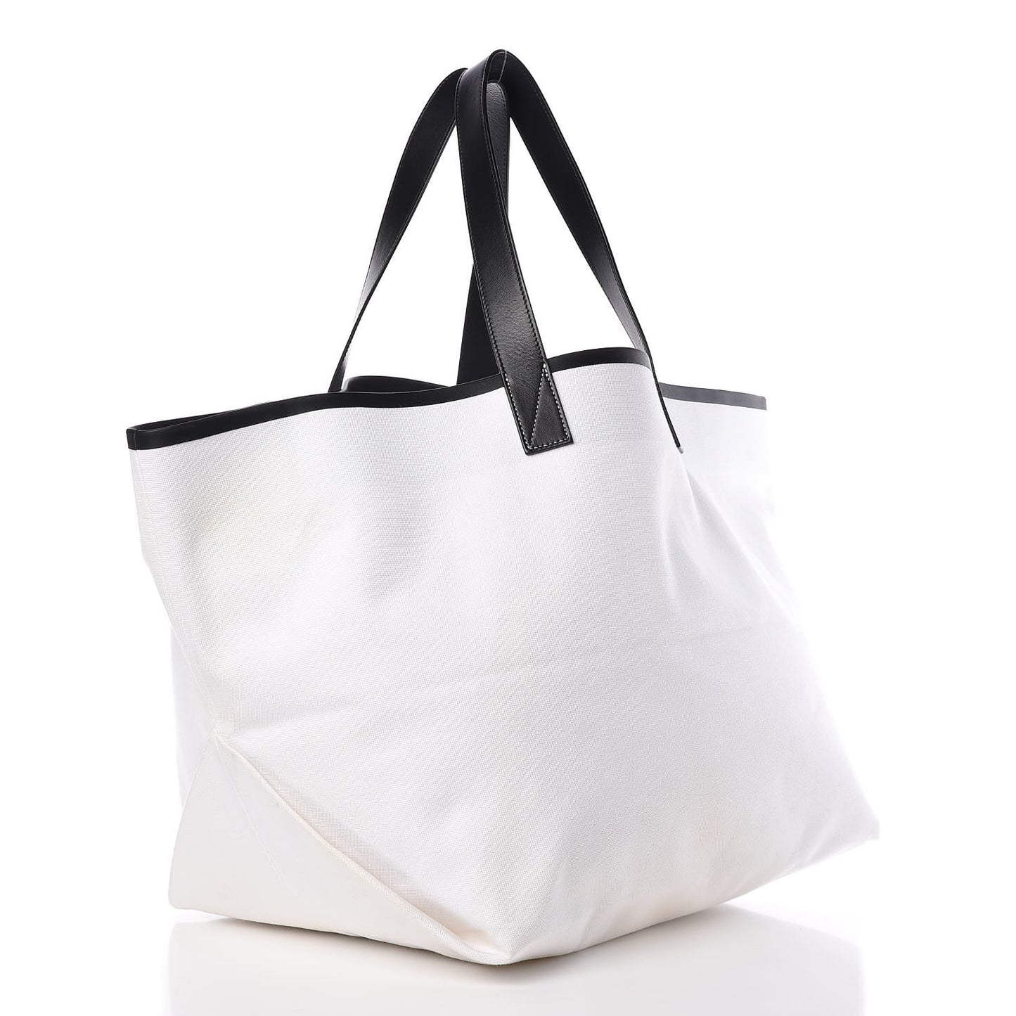 Textile Medium Made In Tote Black White
