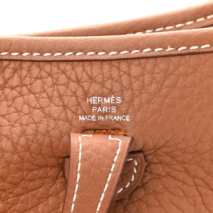 Hermes Taurillon Clemence Evelyne TPM Gold 5 of 9