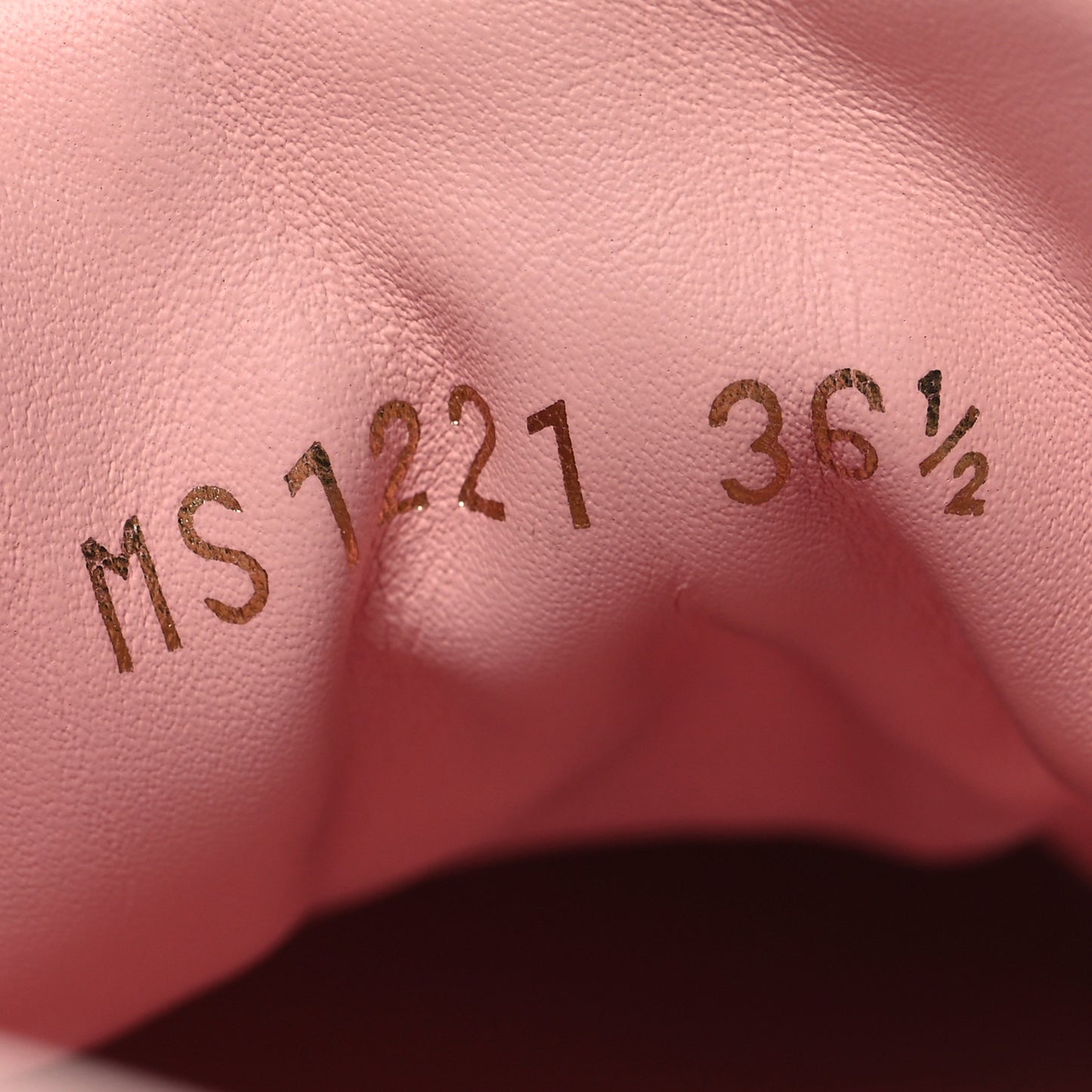 Monogram Embossed Calfskin Damier Azur Time Out Sneakers 36.5 Rose Clair Pink