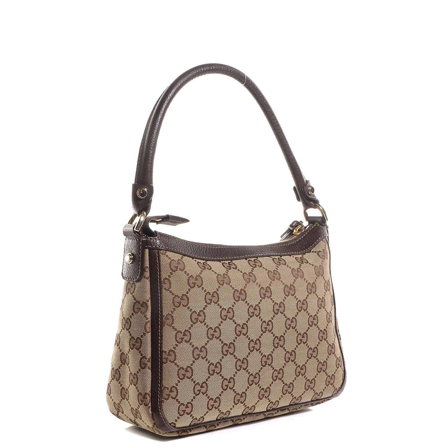 Gucci Monogram Abbey Shoulder Bag Dark Brown 3 of 7