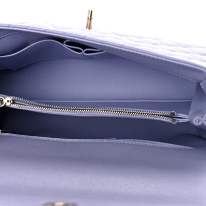 Chanel Caviar Quilted Small Coco Handle Flap Light Purple 4 of 9