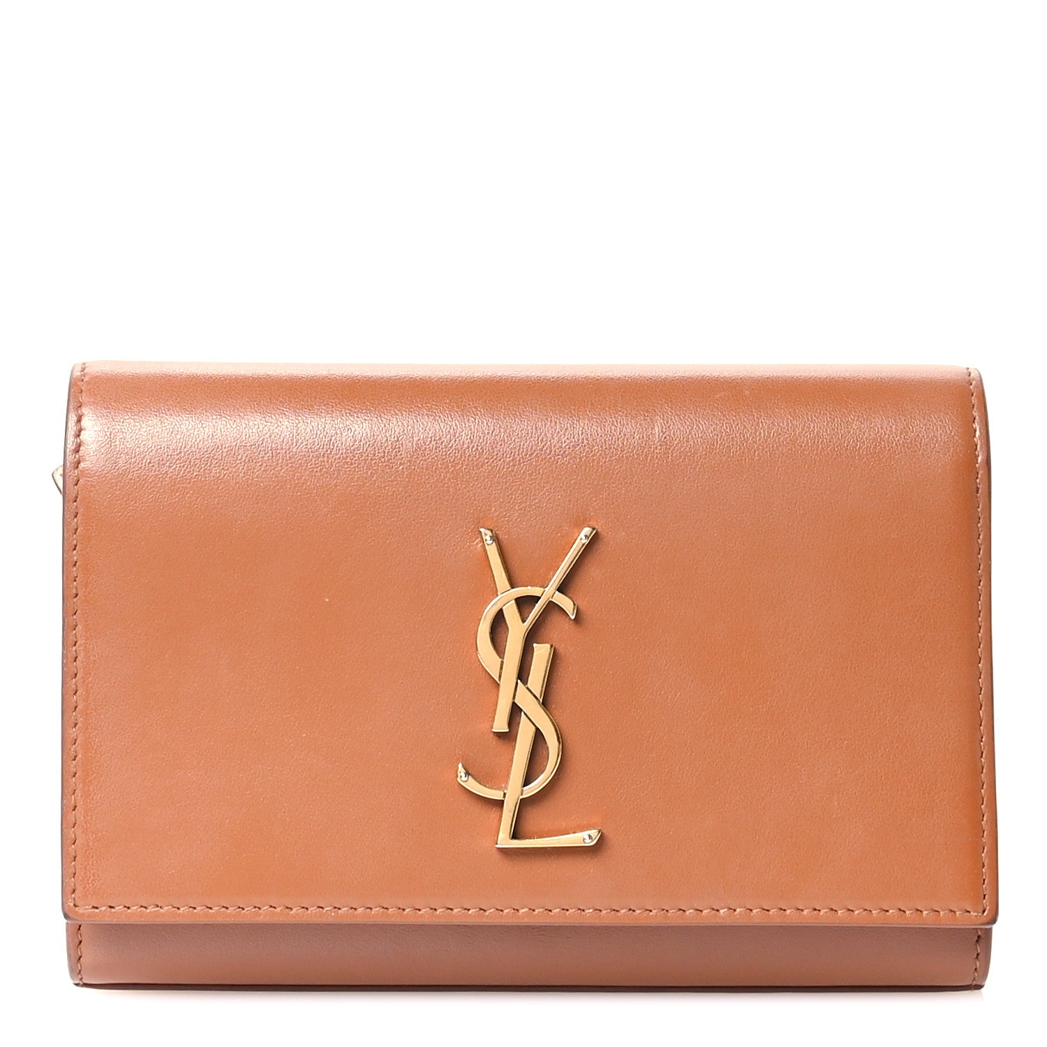 Saint Laurent Smooth Calfskin Monogram Kate Belt Bag Brick 1 of 14