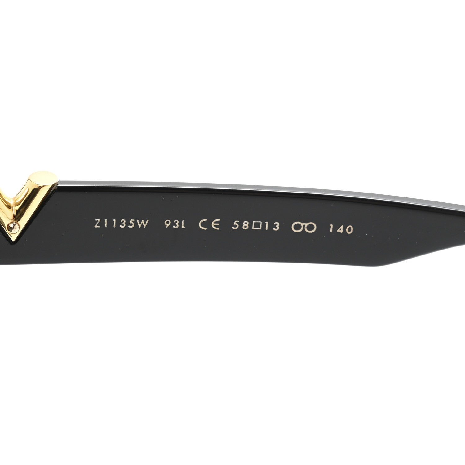 Louis Vuitton Acetate My Fair Lady Sunglasses Z1135W Black 6 of 10