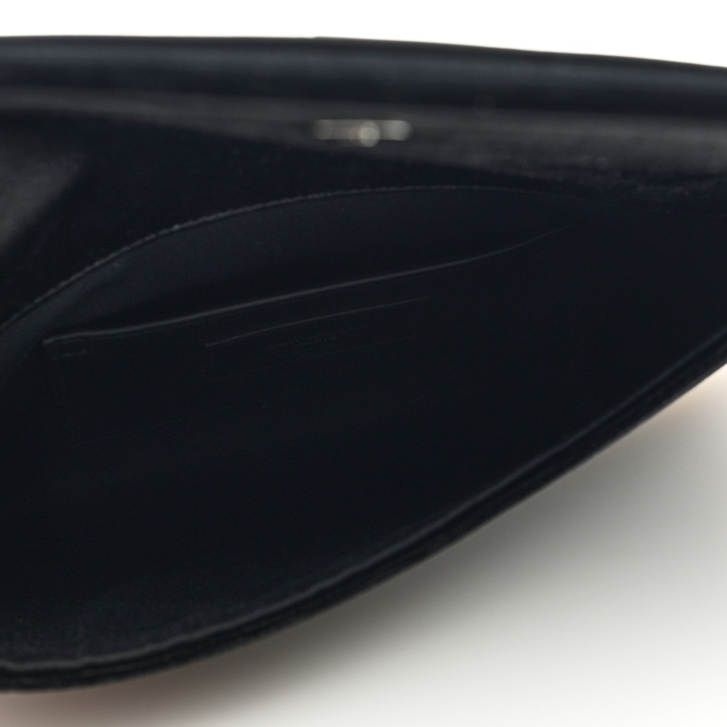Saint Laurent Velvet Satin Monogram Smoking Clutch Black 5 of 6