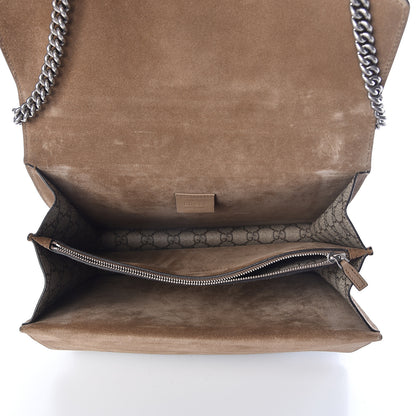 Gucci GG Supreme Monogram Medium Dionysus Shoulder Bag Taupe 5 of 10