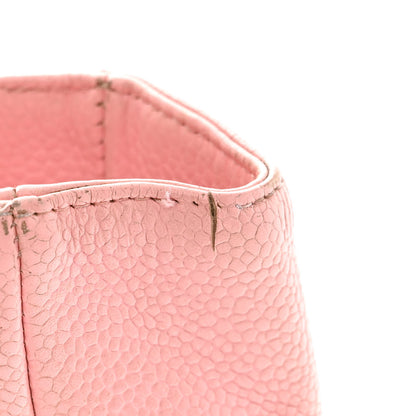 Chanel Caviar Quilted Petit Shopping Tote PST Pink 12 of 17