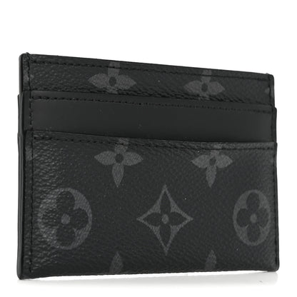 Louis Vuitton Monogram Eclipse Porte-Cartes Double Card Holder 3 of 6