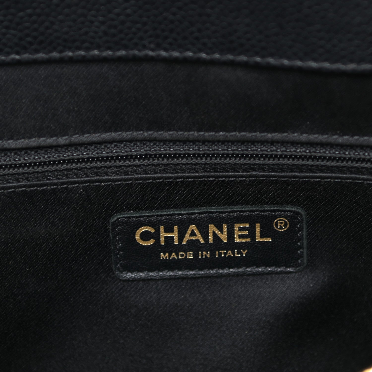 Chanel Caviar Quilted XL Grand Shopping Tote GST Black 6 of 7