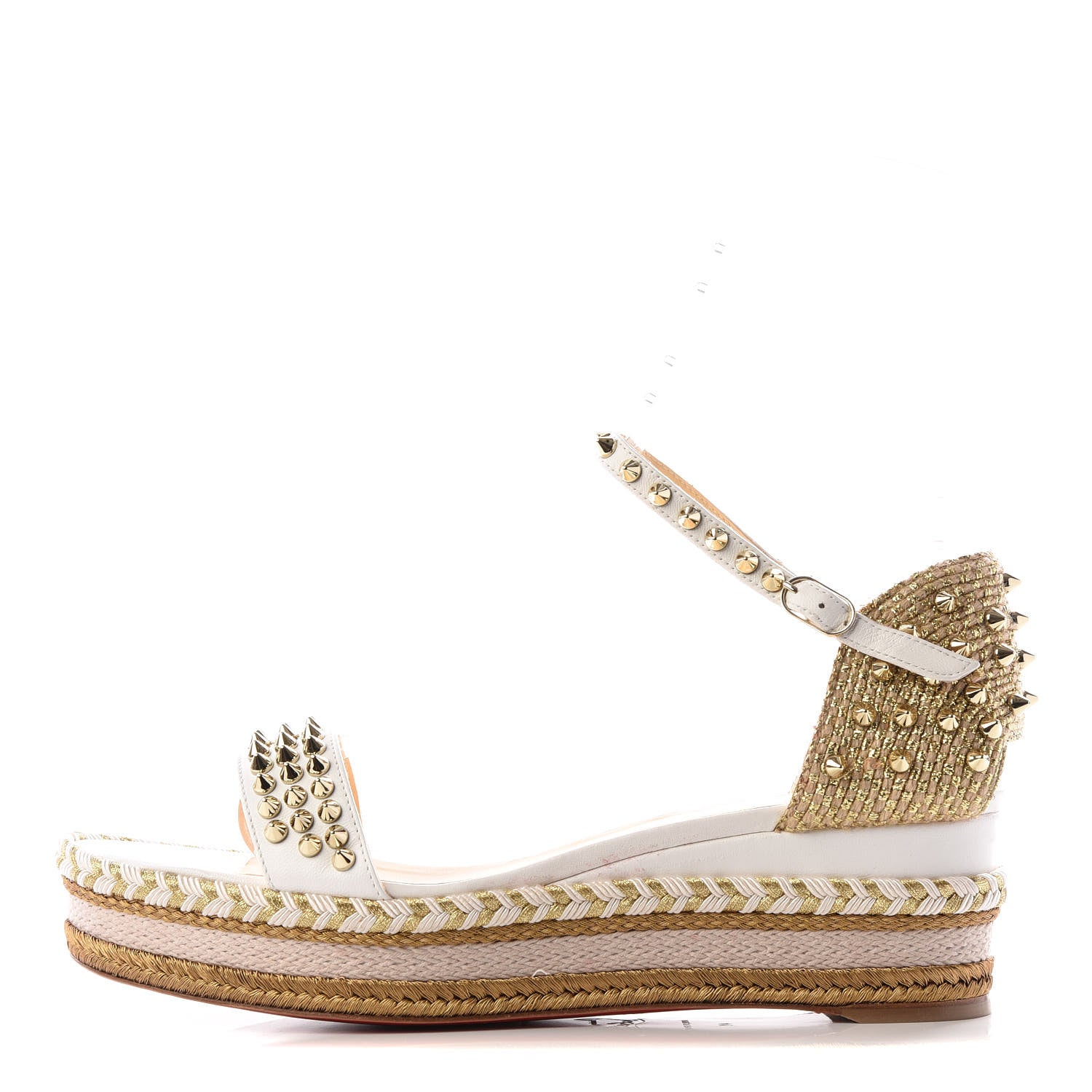 Christian Louboutin Veau Velours Madmonica 60 Platform Sandals 41 Version Latte 1 of 8