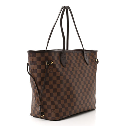 Louis Vuitton Damier Ebene Neo Neverfull MM Rose Ballerine 4 of 12
