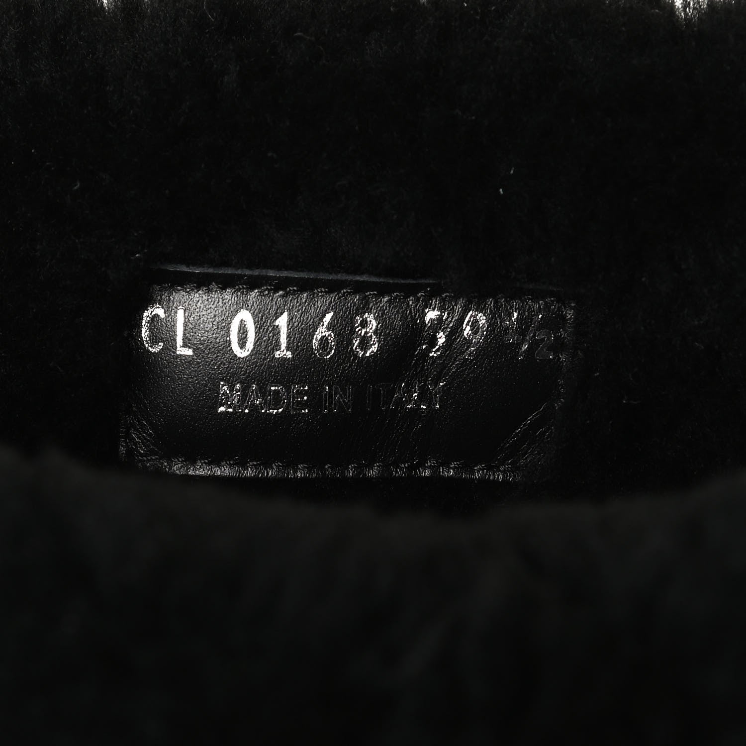 Louis Vuitton Suede Calfskin Monogram Embossed Snowball Flat Half Boots 39.5 Black 9 of 11