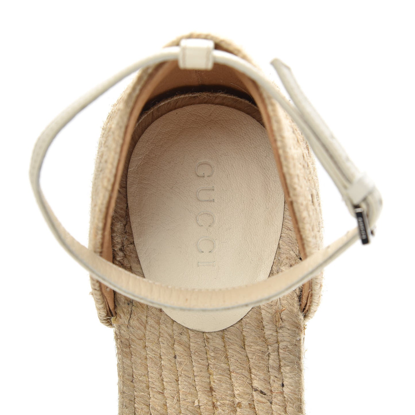 Canvas Striped Espadrilles 37.5 Blue White