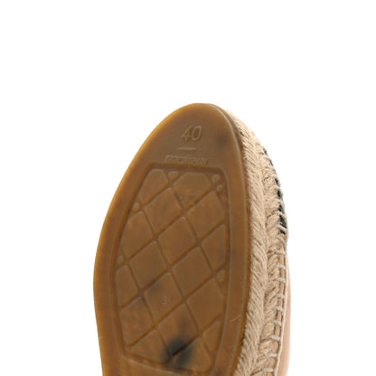 Chanel Lambskin CC Espadrilles 40 Beige Black 18 of 22