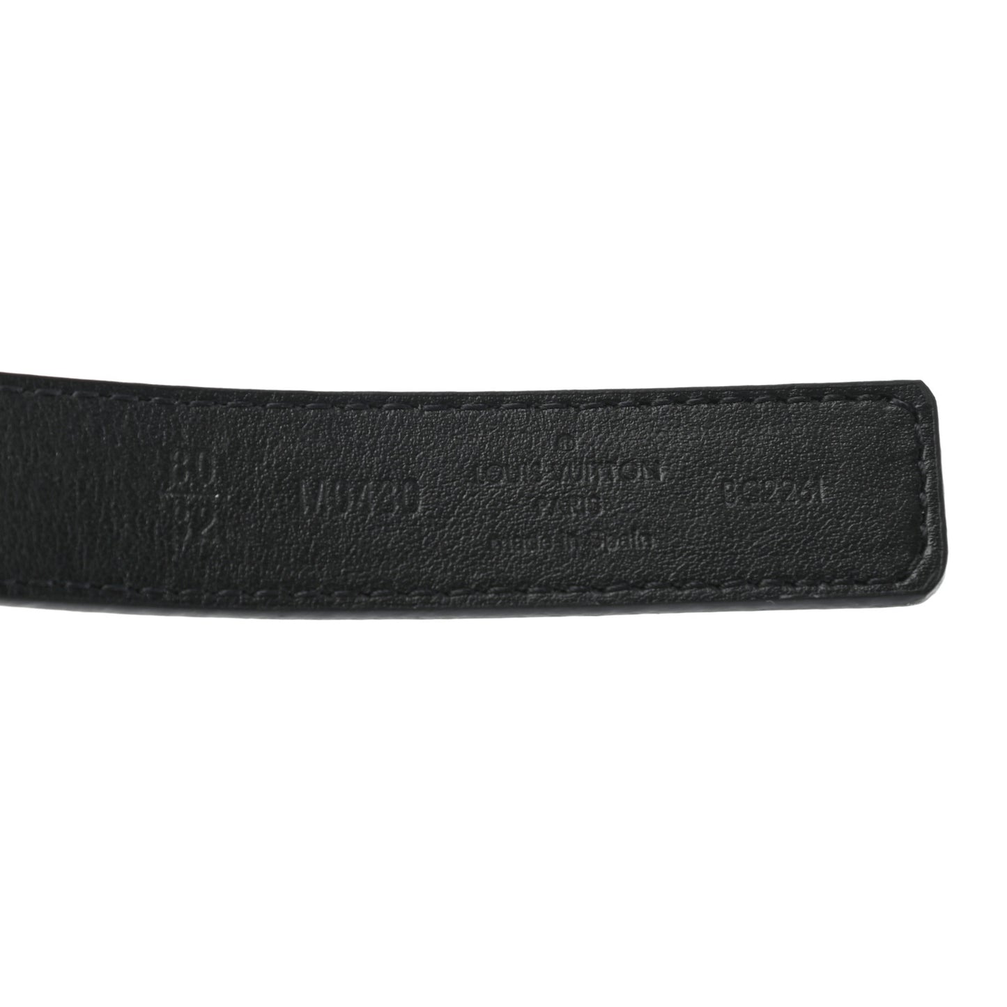 Calfskin Monogram 30mm Fall in Love Heart Reversible Belt 80 32 Black