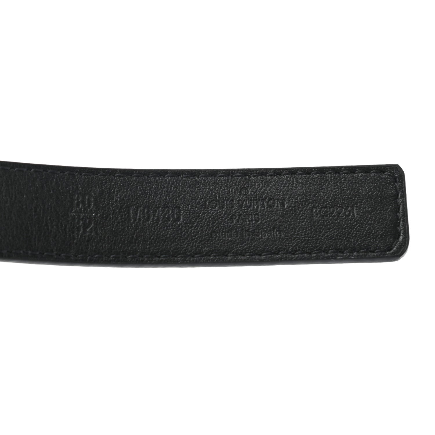Louis Vuitton Calfskin Monogram 30mm Fall in Love Heart Reversible Belt 80 32 Black 5 of 5