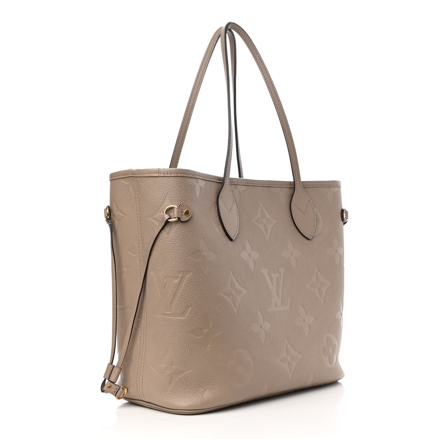 Louis Vuitton Empreinte Monogram Giant Neverfull MM Tourterelle 4 of 12