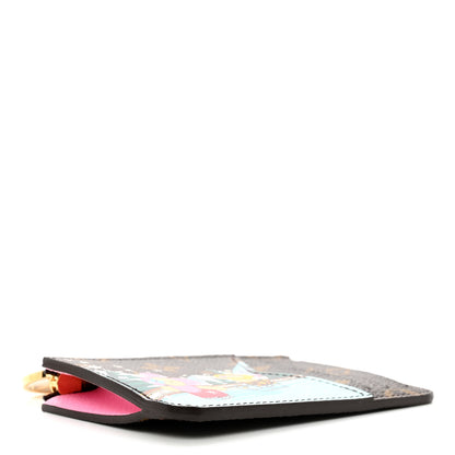 Louis Vuitton Monogram 2023 Christmas Animation Alpine Zipped Romy Card Holder Pink 4 of 7
