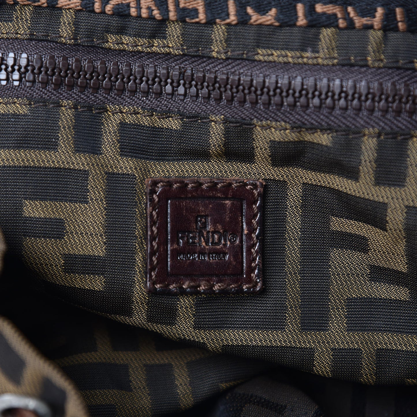 Zucca Drawstring Flap Backpack Tobacco