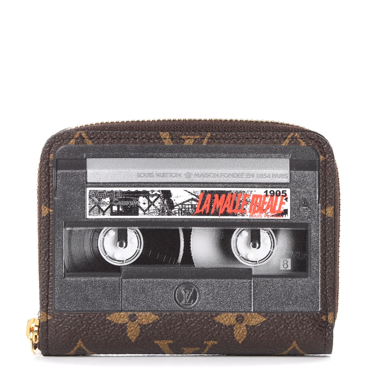 Louis Vuitton Monogram Video Tape Zippy Coin Purse Wallet 1 of 12