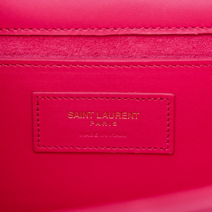 Saint Laurent Smooth Calfskin Medium Classic Monogram Kate Tassel Satchel Fuchsia 6 of 11