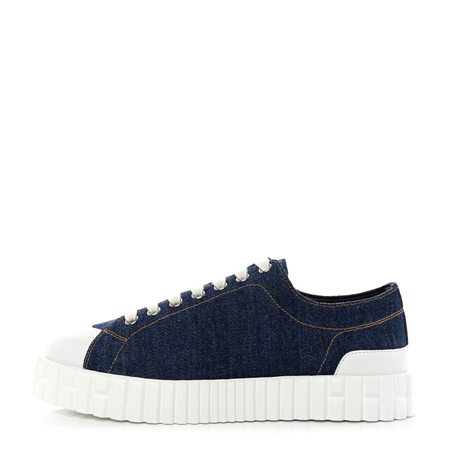Denim Womens Cross Sneakers 36 Bleu