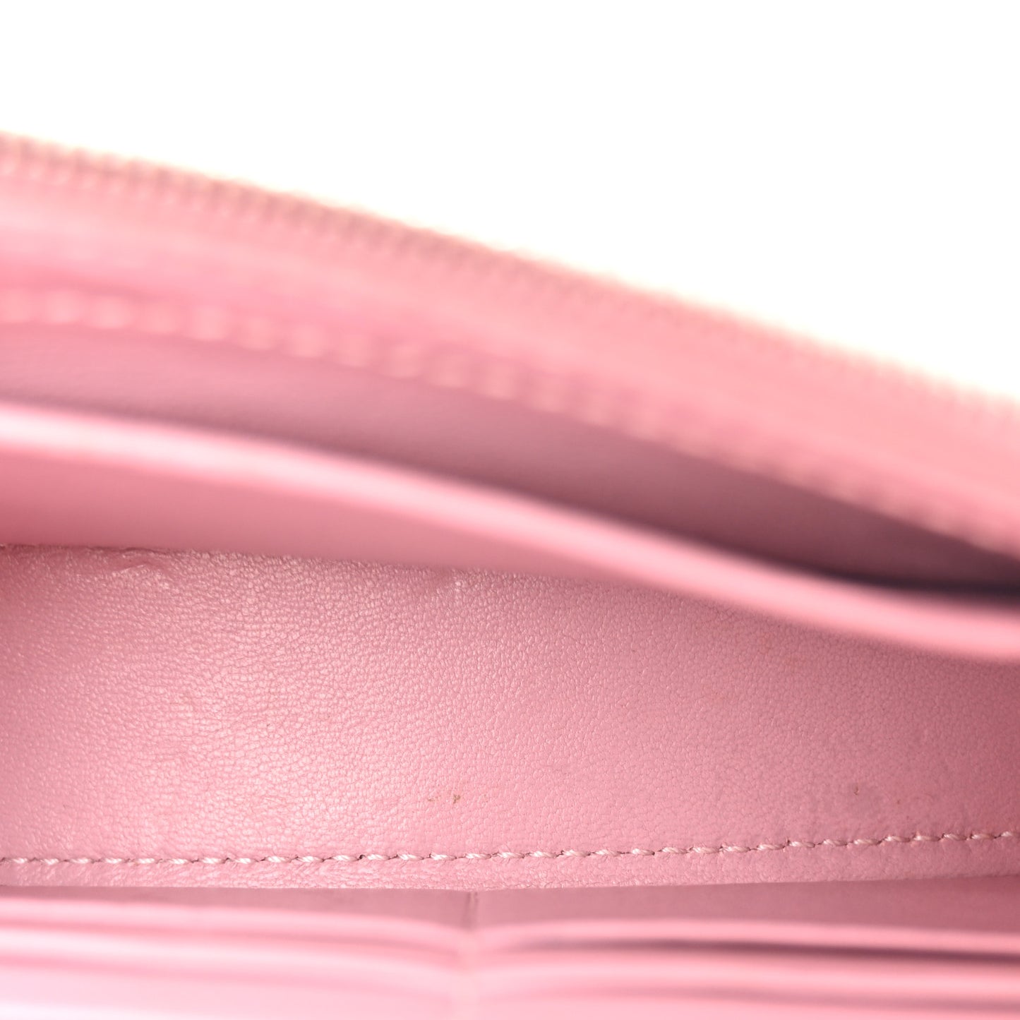 Shiny Calfskin Crocodile Embossed Hourglass Chain Bag Powder Pink