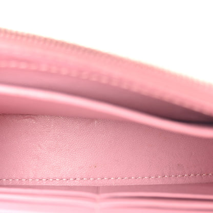 Balenciaga Shiny Calfskin Crocodile Embossed Hourglass Chain Bag Powder Pink 5 of 9