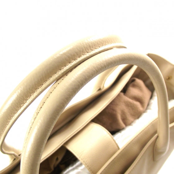 Chanel Caviar Cerf Shopper Tote Beige Clair 6 of 13