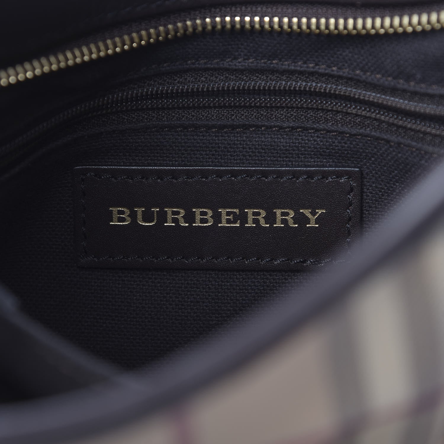 Burberry Haymarket Check Small Brooklyn Hobo Brown 8 of 12