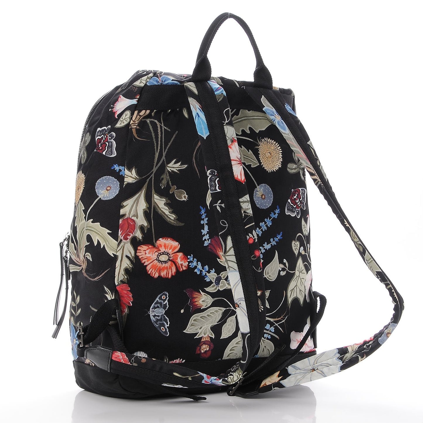 Canvas D-Active Flora Floral Knight Backpack Black