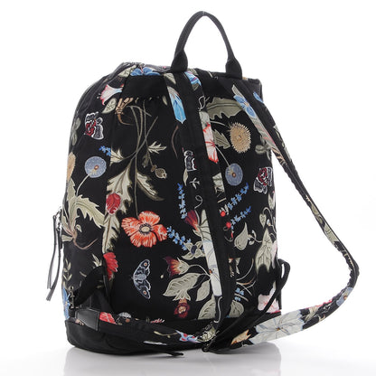 Gucci Canvas D-Active Flora Floral Knight Backpack Black 3 of 8