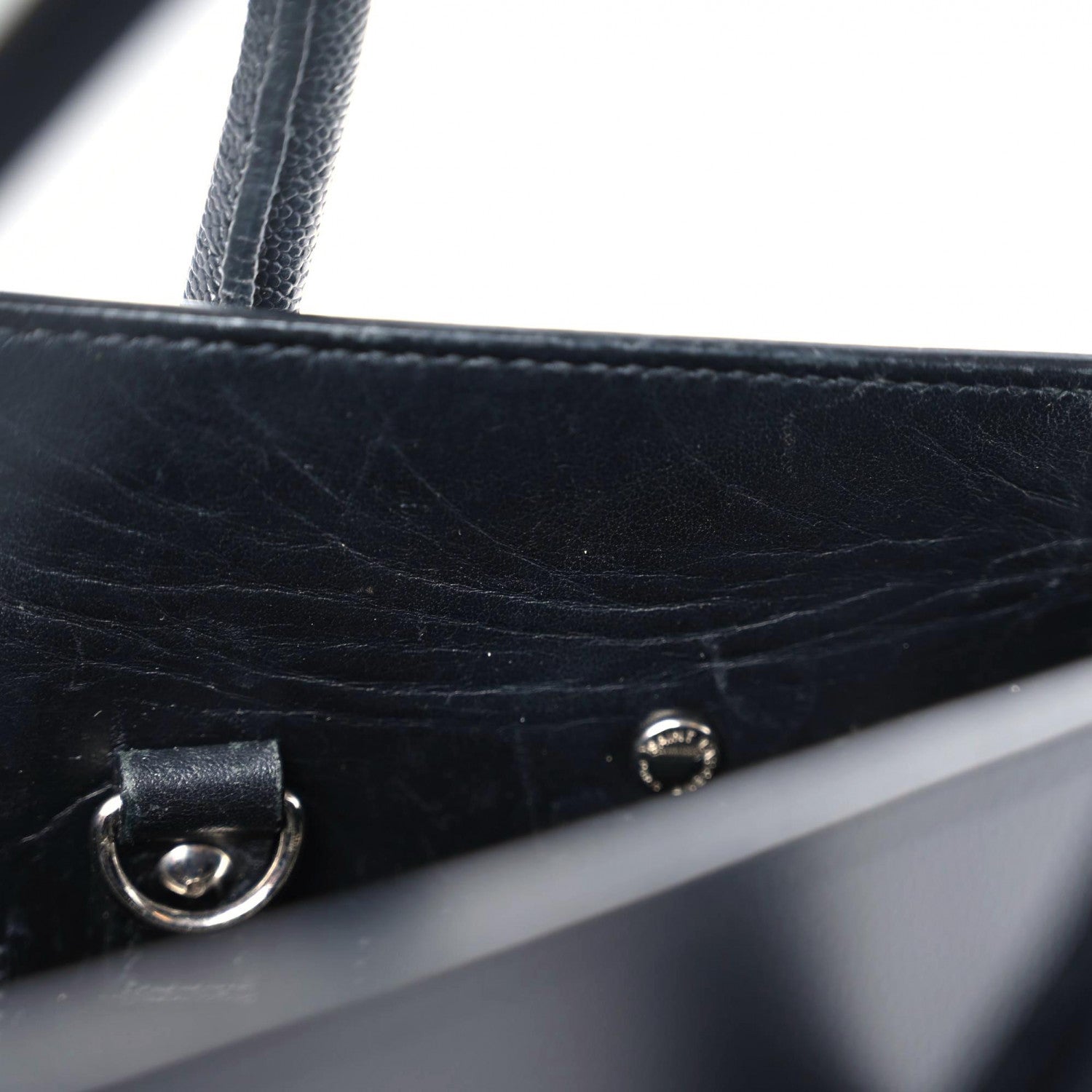Saint Laurent Grained Calfskin Small Sac De Jour Black 9 of 28