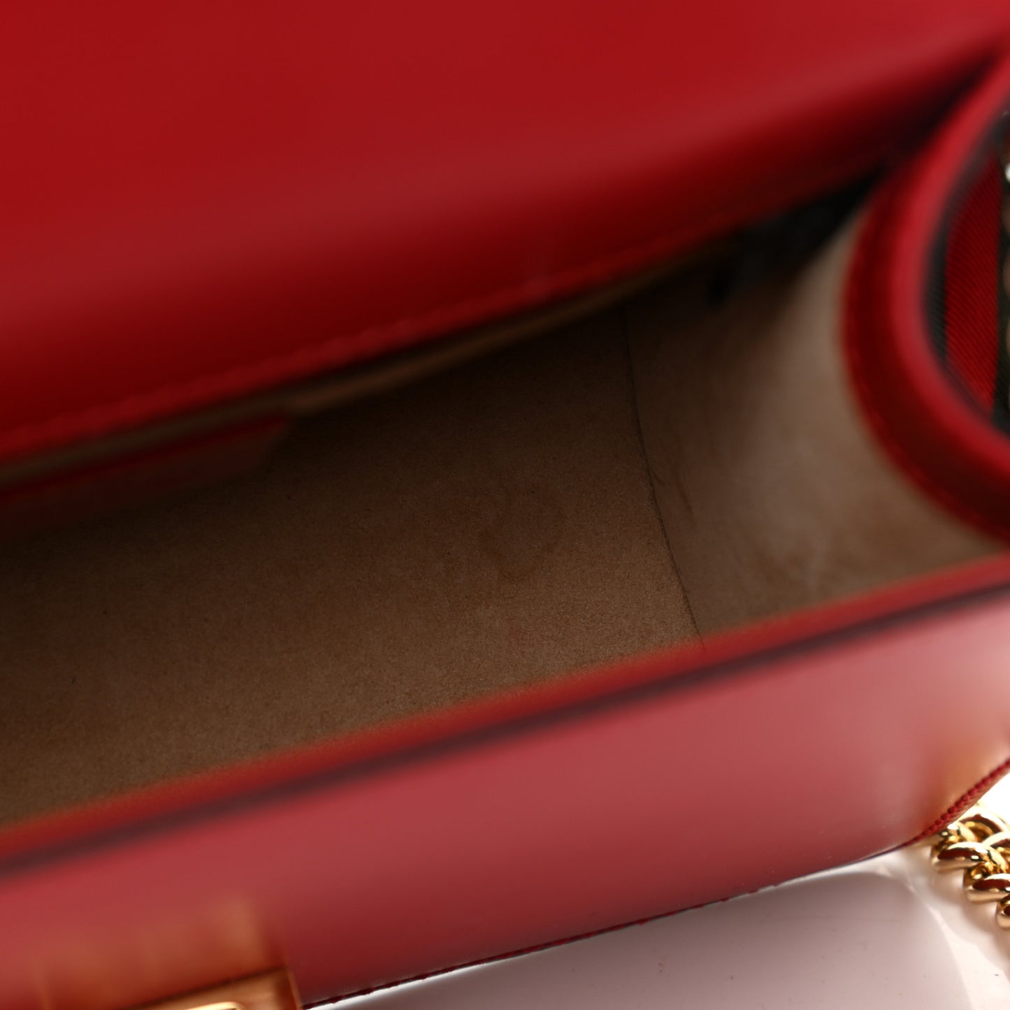 Calfskin Mini Sylvie Chain Shoulder Bag Hibiscus Red