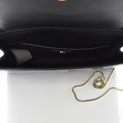Versace Patent Palazzo Medusa Chain Evening Bag Black 7 of 10