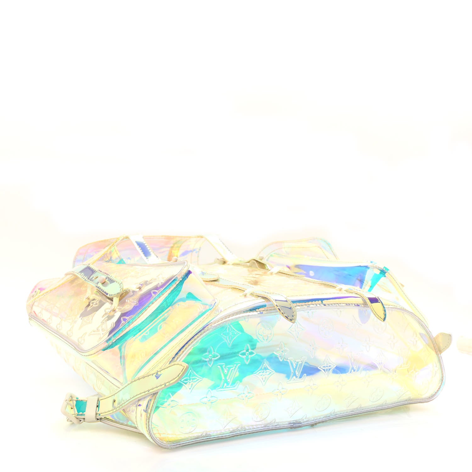 Louis Vuitton PVC Monogram Christopher Backpack GM Iridescent Prism 4 of 9