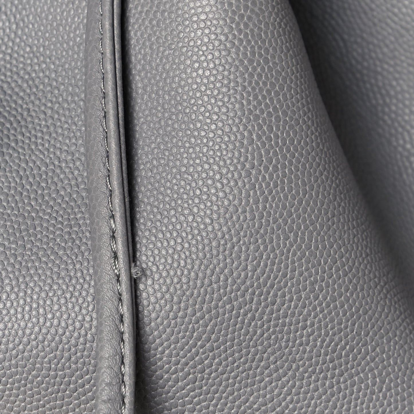 Caviar Quilted Business Affinity Backpack Grey