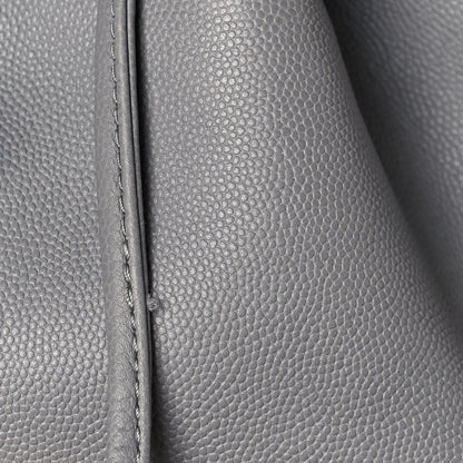 Chanel Caviar Quilted Business Affinity Backpack Grey 12 of 12