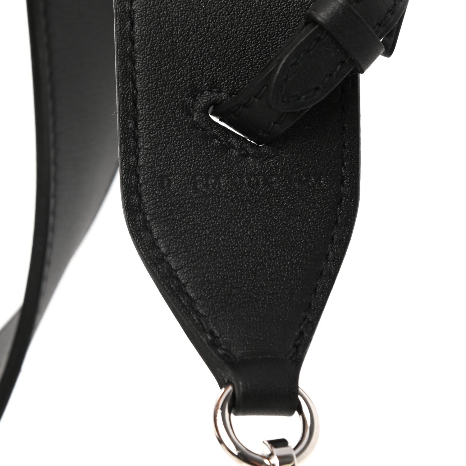 Hermes Swift 38mm Etiquette Shoulder Strap Black 6 of 7