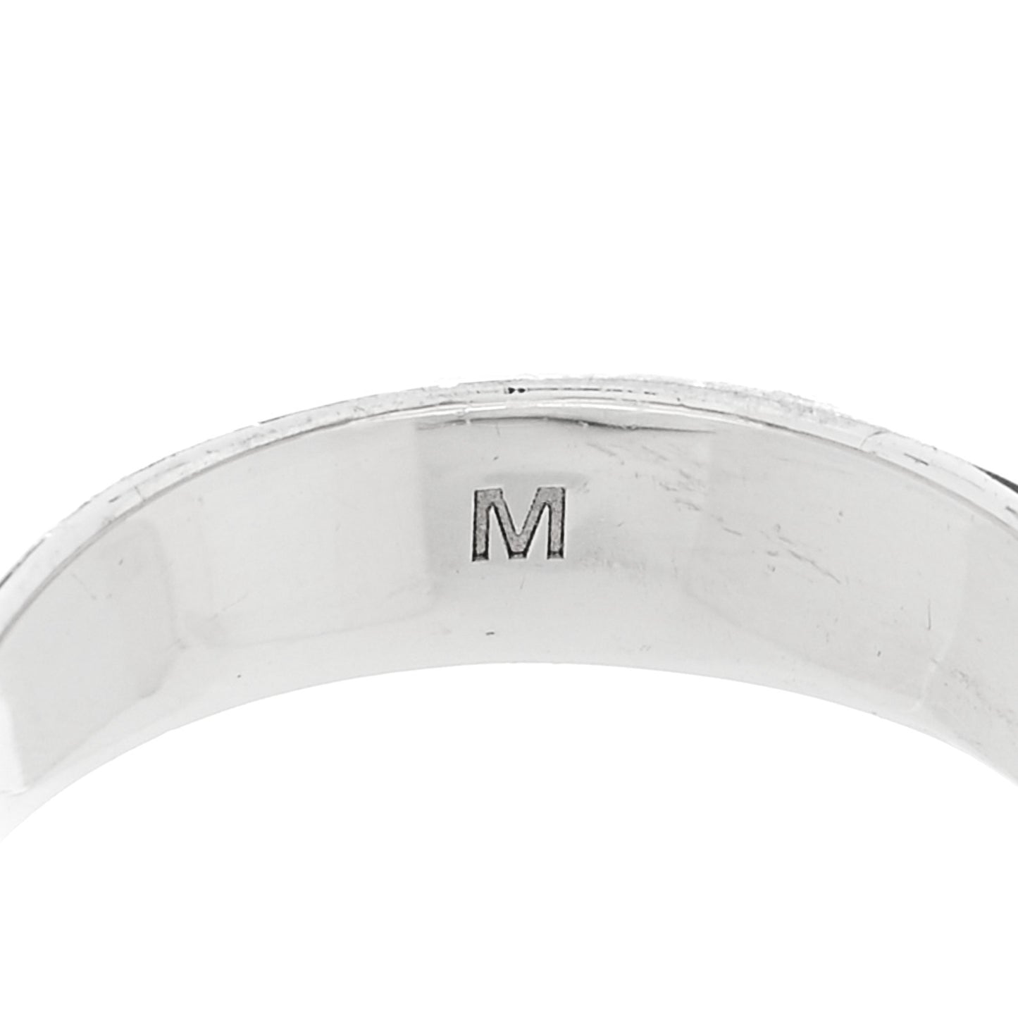 Sterling Silver Logo Ring M