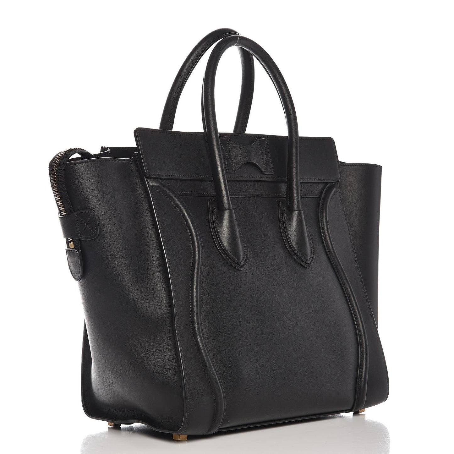 Smooth Calfskin Mini Luggage Black